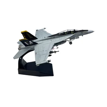 1/100 Масштаб F-18 F18 VF103 Super Hornet Strike Истребитель Игрушечный реактивный самолет Металлический Военный литой самолет Подарочная коллекция Подарок Изображение