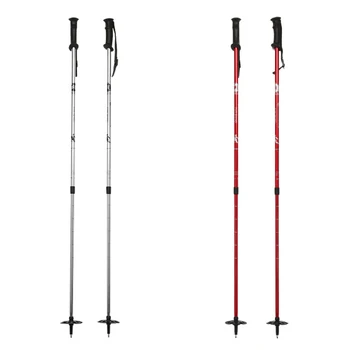 1 пара лыжных палок треккинговые палки легкий, алюминиевый 7075 2-секционная походная палка, трости для ходьбы с пробковыми накладками для женщин, мужчин Изображение