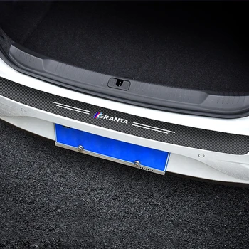 1 шт. Автомобильное углеродное волокно в багажнике автомобиля Автомобильные наклейки для Rada GRANTA Авто Автомобиль Изображение