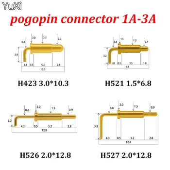 1 шт. Сильноточный изгибающийся наперсток Подпружиненный Pogo Pin Разъем Power Heavy Current Battery Connector POGOPIN Header Charge Изображение