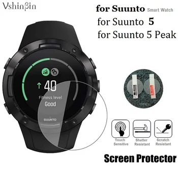 10PCS Защитная пленка для экрана Suunto 5 Peak Round Smart Watch HD Прозрачная защитная пленка из закаленного стекла против царапин для SUUNTO 5 Изображение