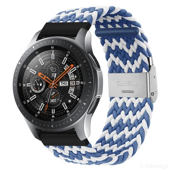 20 мм / 22 мм Ремешок для Samsung Galaxy Watch 4 40 мм 44 мм Нейлоновая плетеная петля для Galaxy Watch 4 Classic 42 мм 46 мм Amazfit gts 2 Ремешок Изображение