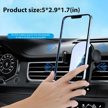 2022 НОВИНКА Универсальный автомобильный держатель для телефона с присоской 360 ° лобовое стекло Автомобильная приборная панель Мобильный опорный кронштейн для всех телефонов Изображение