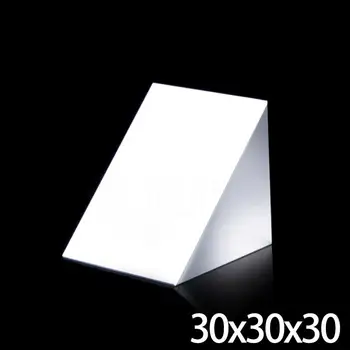 30x30x30 мм Оптическая стеклянная треугольная призма Lsosceles K9 с отражающей пленкой Медицина Изображение