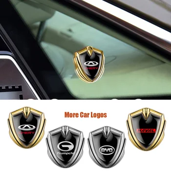 3D Металлические наклейки на кузов автомобиля Пользовательские значки Аксессуары для стайлинга автомобилей для BMW G01 F10 F20 G30 F30 F31 E36 E39 E87 E60 E46 E91 X1 X3 Изображение