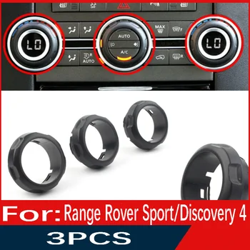 3PCS Ручка панели кондиционера автомобиля Центральное управление переменного тока для Land Rover Discovery 4 LR4 2009-2016 и Range Rover Sport 2006-2013 Изображение