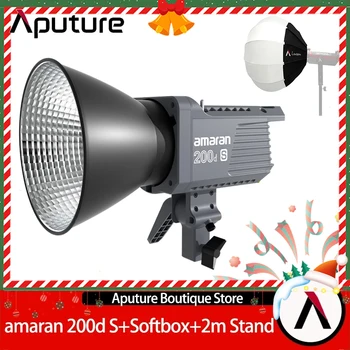 Aputure Amaran 200d S 5600K Daylight Светодиодный видеофонарь со световым коробом 65 Softbox 2M Подставка для камеры Studio Photography Kit Изображение