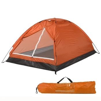 Band Новая палатка для кемпинга Сверхлегкая палатка Легкий солнцезащитный козырек Снаряжение для кемпинга на 2 человека Палатка для кемпинга Двухслойная дверь Изображение