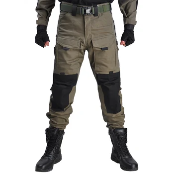 HAN WILD Multicam Камуфляжные брюки Мужские военные тактические брюки Армейские износостойкие походные брюки Боевые брюки Охотничья одежда Изображение