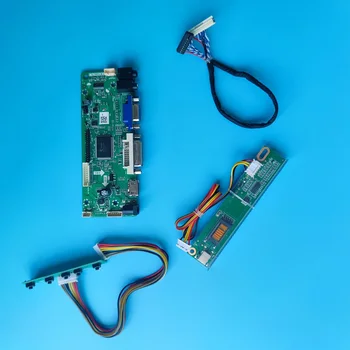 HDMI-совместимый DVI VGA LCD DIY Драйвер платы контроллера Комплект драйверов для панели LTN141WD-L07 / L05 / L01 / L02 / L03 / L04 / L09 / L06 1440X900 панель 14.1