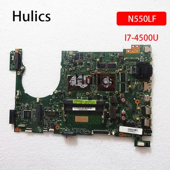 Hulics Подержанная материнская плата N550LF Процессор I7-4500U для ASUS Q551L Q550LF N550L Материнская плата ноутбука Изображение
