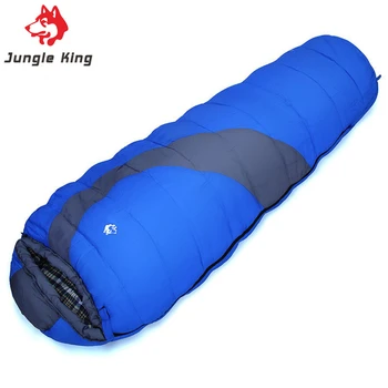 JUNGLE KING SD802 На открытом воздухе унисекс пара шаблон альпинизм пешие прогулки кемпинг сшивание хлопковый спальный мешок 22 * 38 см 1,65 кг Изображение