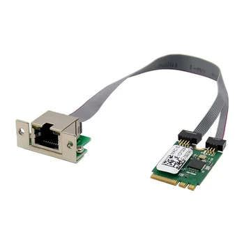 M.2 A+E KEY 2.5G Ethernet LAN Card RTL8125B промышленная сетевая карта управления Сетевой адаптер PCI Express Изображение