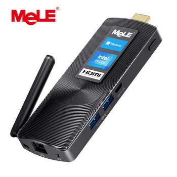 MeLE Безвентиляторный мини-ПК Stick Intel Windows 11 Home N4000 LPDDR4 4 ГБ 128 ГБ Промышленный компьютер HDMI Gigabit Ethernet на IoT Изображение