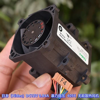 Mini 40 * 40 * 56,2 мм Бесщеточный вентилятор с наддувом 4056 Вентилятор охлаждения сервера DC12V 0.84A Бесщеточный вентилятор охлаждения Изображение