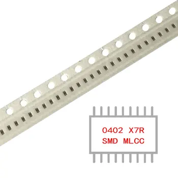 MY GROUP 100PCS SMD MLCC CAP CER 1500PF 50V X7R 0402 Керамические конденсаторы в наличии Изображение