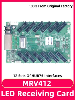 Novastar MRV412 Полноцветный большой светодиодный видеоэкран Кассета для приема карт 12 портов HUB75E Интерфейс 512x512 пикселей Контроллер Изображение