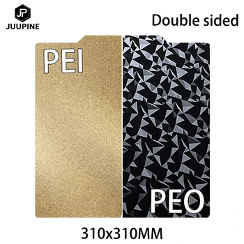 PEI Лист 310x310 Магнитная кровать PEO Build Plate Текстура гладкой двусторонней пружинной стали для CR10 CR10S Sidewinder x1 x2 Upgrade Изображение