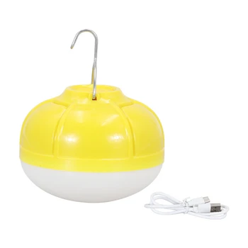 Pumpkin Light USB LED 60 Вт Перезаряжаемый 3 режима Удобно носить с собой Фонарь для Outdoor Camping Home Аварийная лампа Изображение