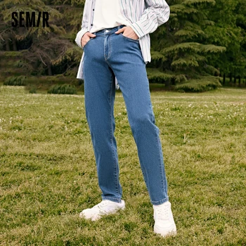 Semir Jeans Мужчины 2023 Осень Новые Классические Тонкие Удобные Модные Универсальные Брюки Изображение