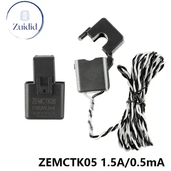 ZEMCTK05 Трансформатор тока 1,5 А/0,5 мА Мини-прецизионный трансформатор тока с размыканием-закрытием Передаточное отношение: 3000:1 Изображение