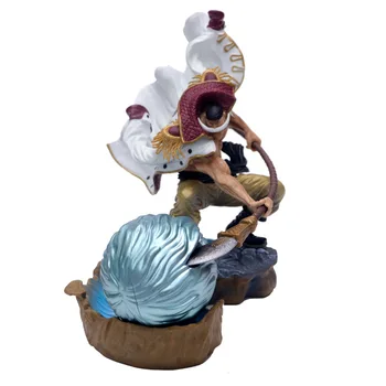 Аниме One Piece Эдвард Ньюгейт Пираты Белоуса Капитан Шок Фруктовая Битва Вер. GK ПВХ Фигурка Статуя Модель Игрушки Кукла Изображение