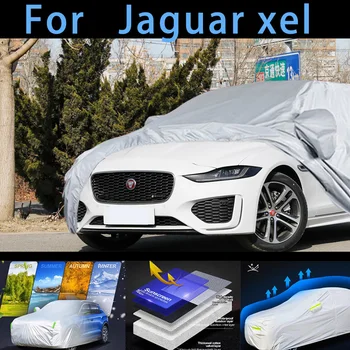 Для Jaguar xel Защитный чехол автомобиля, защита от солнца, защита от дождя, защита от ультрафиолета, защита от пыли Защита от автомобильной краски Изображение