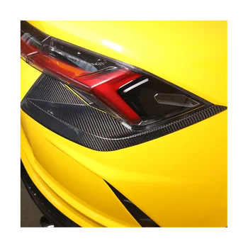 Для Lamborghini URUS 2018-2021 Автомобильный задний фонарь из углеродного волокна Крышка рамы Задний фонарь Наклейка Аксессуары Изображение