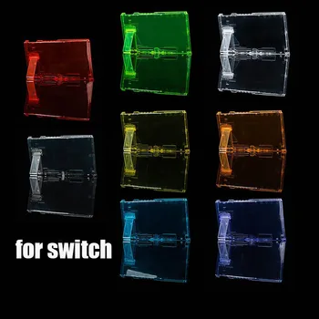 Для Switch Joycon хост DIY прозрачная цветная оболочка задняя крышка с кронштейном и сменной оболочкой инструментов Изображение