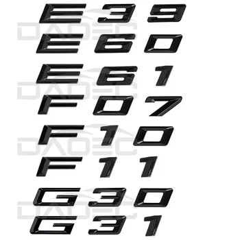 Код шасси автомобиля ABS Буквы Значок Эмблема Наклейки Стиль Наклейка Для BMW 5 серии E39 E60 E61 F01 F10 F11 G30 G31 Аксессуары Изображение