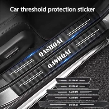 Наклейка из углеродного волокна на автомобиль Защитная полоса багажника для Nissan Qashqai J10 J11 2021 2020 2019 2018- 2011 2010 2009 2008 Изображение
