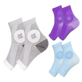Невропатия Компрессионные Носки 3 Пары Компрессионные Носки Без Пальцев Ног Для Женщин Дышащие Рельефные Носки Для Бега Успокаивающие Спортивные Носки Изображение
