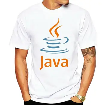 Новый логотип программирования на Java Футболка размера США S M L XL 2Xl Xxxl Zm1 Футболка большего размера и цвета Изображение