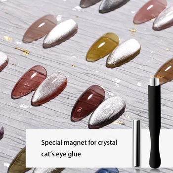 Новый магнит для ногтей Кошачий глаз Масло для ногтей Гель Специальный супер сильный магнитный стержень многофункциональный инструмент для улучшения ногтей оптом Изображение