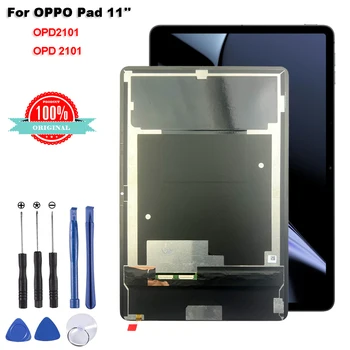 Новый оригинал для OPPO Pad OPPOPad OPD2101 OPD 2101 11-дюймовый ЖК-дисплей с сенсорным экраном Дигитайзер Стекло в сборе Запасные части Изображение