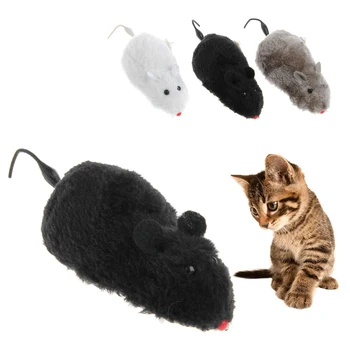 Плюшевая мышь Котенок Тизер Интерактивный Для Кошки Автоматическое Перемещение Мышей На Изображение