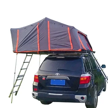 Приключенческая стойка для палатки на крыше на суше 4 человека Раскладушка Tente De Toit Hard Shell Палатка на крыше Изображение
