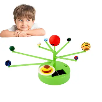 Проект Солнечной системы 3-D Солнечная система Игрушки Научный набор Астрономия Солнечная система Модель Набор с 9 планетами Развивающая игрушка STEM Изображение