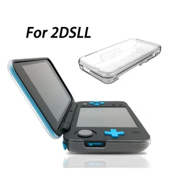  прозрачная крышка для новых консольных игр 2DS LL Легкий жесткий пластиковый прозрачный кристаллический защитный жесткий чехол для кожи Изображение