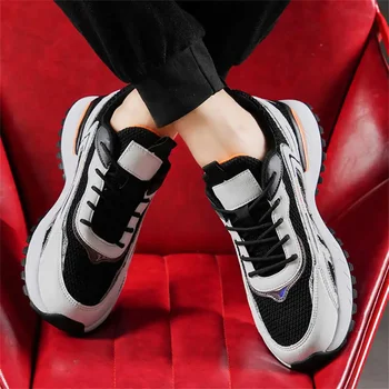 размер 39 с завязками оригинальные мужские кроссовки предложения Теннисные винтажные ботинки спортивная обувь для бега минималистичный zapato импортеры YDX1 Изображение
