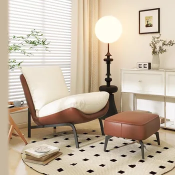 Роскошные винтажные стулья для гостиной Итальянские эргономичные европейские скандинавские стулья для гостиной Металлические украшения для салона Изображение