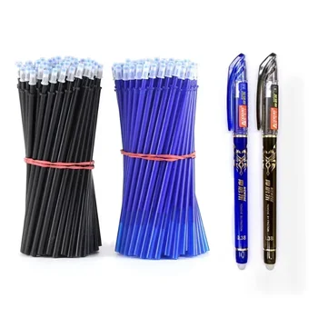 Стираемые ручки Гелевые ручки 0,5 мм Синие / черные чернила Ручка Набор для школьных принадлежностей Студенческие письменные экзаменационные канцелярские ручки Изображение