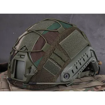 Тактический чехол для шлема MH PJ PJ BJ Ops-Core PJ CS Wargame Sport Пейнтбол Армейский чехол для шлема Военная охота Изображение