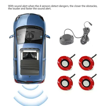 Универсальный автомобильный датчик парковки Радар-детектор ДЛЯ Honda Civic Accord CRV Fit Renault Peugeot 307 206 407 308 406 Citroen C4 Изображение