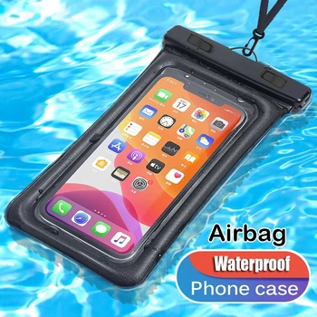 Универсальный водонепроницаемый чехол для телефона, водонепроницаемая сумка, чехол для плавания для iPhone 13 12 11 Pro Max X XS Samsung S22 Ultra Xiaomi Huawei 2023 Изображение
