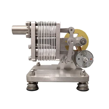 Цельнометаллический двигатель Стирлинга Модель мини-генератора Физика Паровая наука Образовательная модель двигателя Набор игрушек Изображение