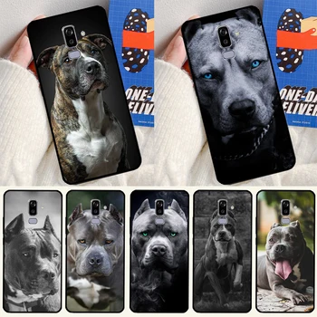 Чехол для собаки питбуля для Samsung Galaxy J3 J5 J7 2017 J1 A3 A5 2016 A6 A8 A7 A9 J8 2018 J6 J4 Plus Изображение