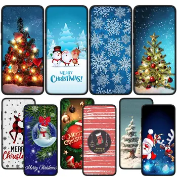 Чехол для украшения снеговика с рождественской елкой для Huawei P30 P20 P10 Nova 3i 3 5t 2i 2 4E 7 SE Mate 10 20 Pro Lite Изображение