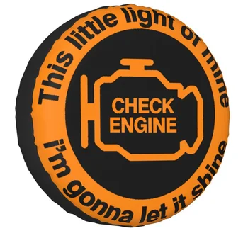  Чехол для шин водителя автомобиля Check Engine Light для Mitsubishi Pajero Водонепроницаемые пыленепроницаемые автомобильные колпаки для колес 14