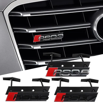 Эмблема передней решетки автомобиля для Audi RSQ3 RSQ5 RSQ7 RSQ8 A4 B5 B6 B7 B8 B9 A3 8P 8 В 8л А5 А6 С6 С5 С7 4Ф А1 А7 А8 В2 В3 В5 К7 Изображение
